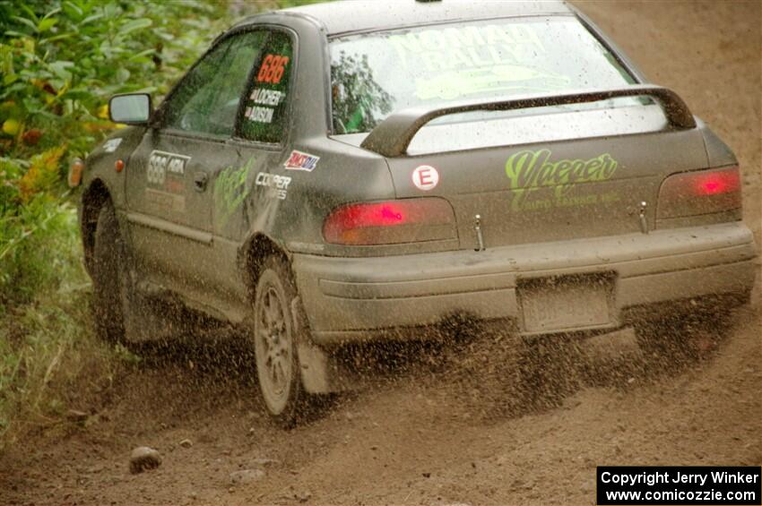 Jordan Locher / Tom Addison Subaru Impreza 2.5RS on SS5, Steamboat II.