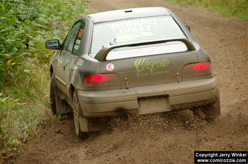 Jordan Locher / Tom Addison Subaru Impreza 2.5RS on SS5, Steamboat II.