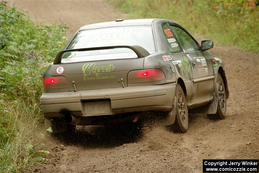 Jordan Locher / Tom Addison Subaru Impreza 2.5RS on SS5, Steamboat II.