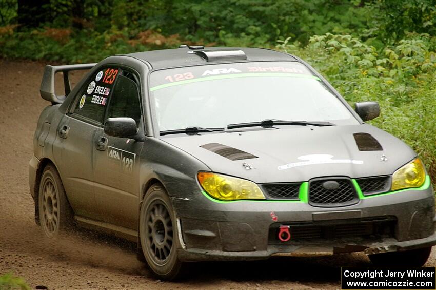 Mike Engle / Morgan Engle Subaru WRX STi on SS5, Steamboat II.