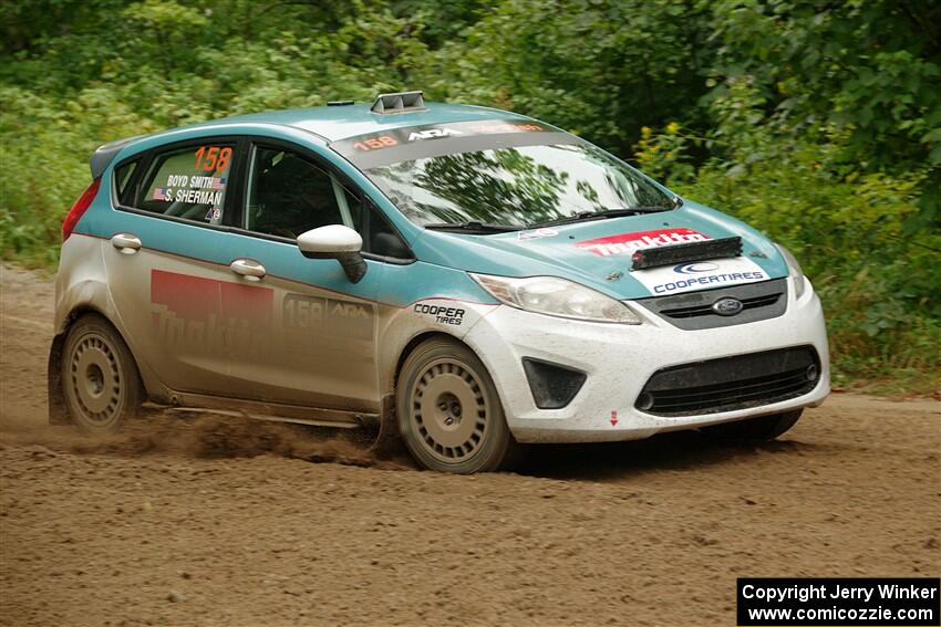 Spencer Sherman / Boyd Smith Ford Fiesta R2 on SS5, Steamboat II.