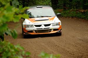 Kyle Tilley / Tim Whitteridge Mitsubishi Lancer Evo VIII on SS5, Steamboat II.