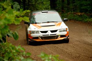 Kyle Tilley / Tim Whitteridge Mitsubishi Lancer Evo VIII on SS5, Steamboat II.