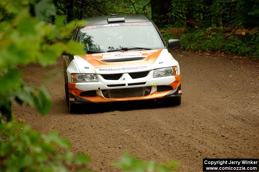 Kyle Tilley / Tim Whitteridge Mitsubishi Lancer Evo VIII on SS5, Steamboat II.