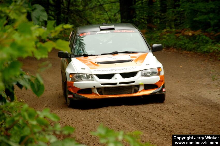 Kyle Tilley / Tim Whitteridge Mitsubishi Lancer Evo VIII on SS5, Steamboat II.