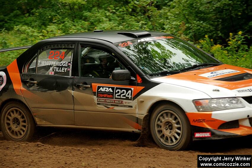 Kyle Tilley / Tim Whitteridge Mitsubishi Lancer Evo VIII on SS5, Steamboat II.