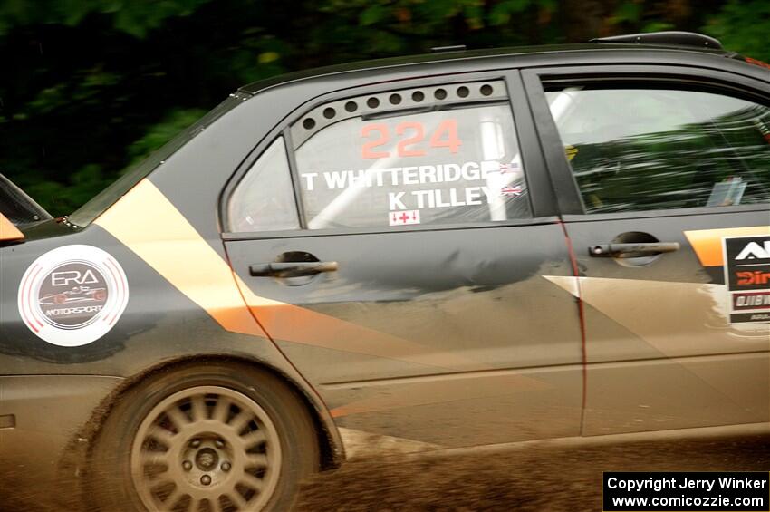 Kyle Tilley / Tim Whitteridge Mitsubishi Lancer Evo VIII on SS5, Steamboat II.