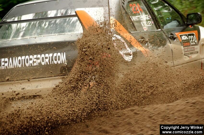 Kyle Tilley / Tim Whitteridge Mitsubishi Lancer Evo VIII on SS5, Steamboat II.