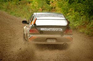 Kyle Tilley / Tim Whitteridge Mitsubishi Lancer Evo VIII on SS5, Steamboat II.