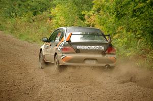 Kyle Tilley / Tim Whitteridge Mitsubishi Lancer Evo VIII on SS5, Steamboat II.