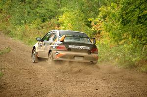 Kyle Tilley / Tim Whitteridge Mitsubishi Lancer Evo VIII on SS5, Steamboat II.