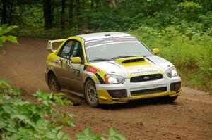 Mark Williams / Steve Harrell Subaru WRX STi on SS5, Steamboat II.