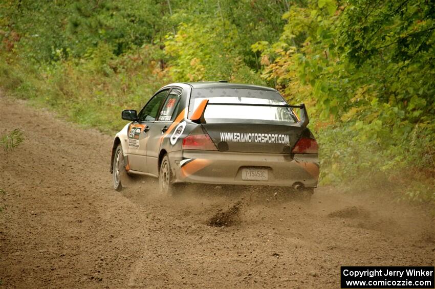 Kyle Tilley / Tim Whitteridge Mitsubishi Lancer Evo VIII on SS5, Steamboat II.