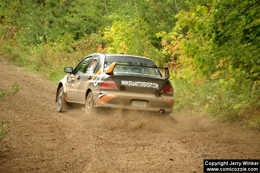 Kyle Tilley / Tim Whitteridge Mitsubishi Lancer Evo VIII on SS5, Steamboat II.