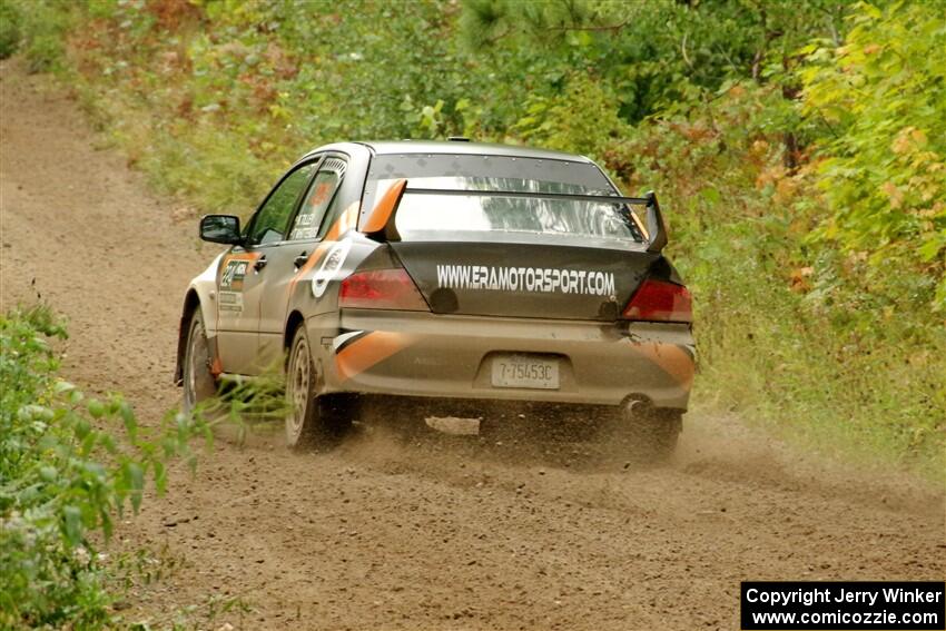 Kyle Tilley / Tim Whitteridge Mitsubishi Lancer Evo VIII on SS5, Steamboat II.