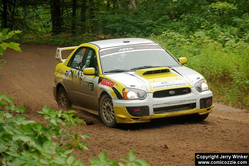 Mark Williams / Steve Harrell Subaru WRX STi on SS5, Steamboat II.