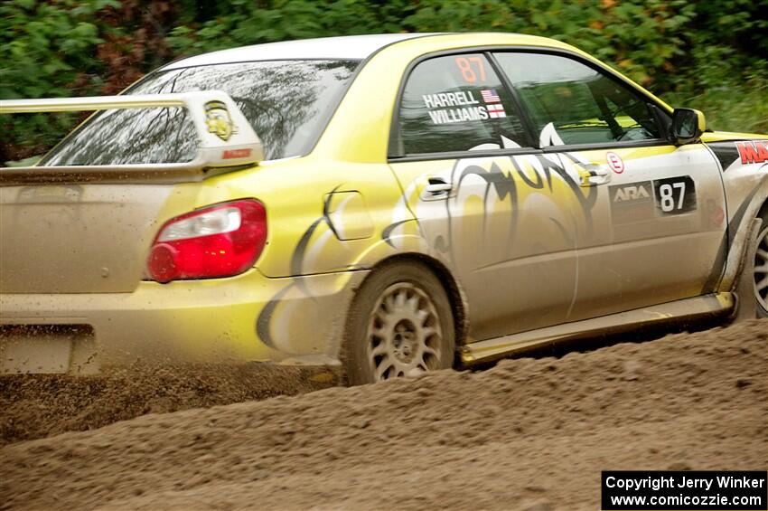 Mark Williams / Steve Harrell Subaru WRX STi on SS5, Steamboat II.