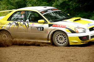 Mark Williams / Steve Harrell Subaru WRX STi on SS5, Steamboat II.