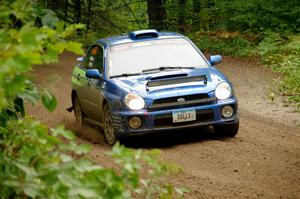 Jeff Timpe / Joe Patava Subaru WRX on SS5, Steamboat II.