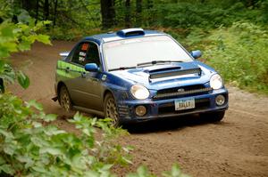 Jeff Timpe / Joe Patava Subaru WRX on SS5, Steamboat II.