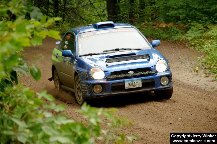 Jeff Timpe / Joe Patava Subaru WRX on SS5, Steamboat II.