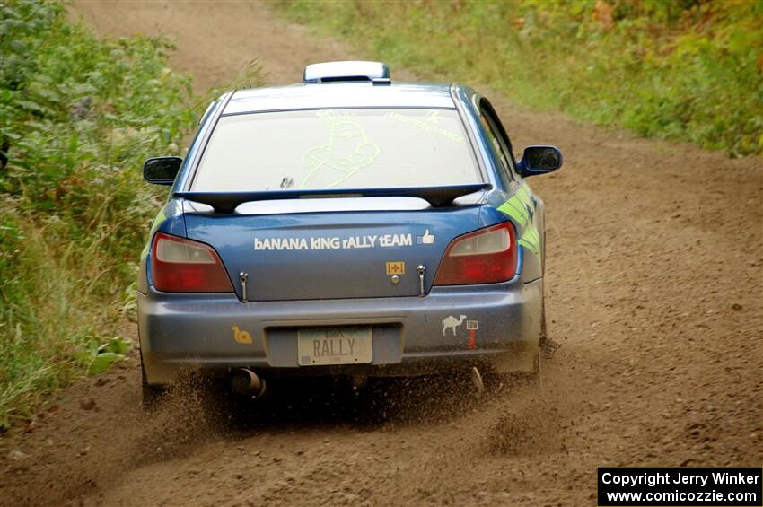 Jeff Timpe / Joe Patava Subaru WRX on SS5, Steamboat II.