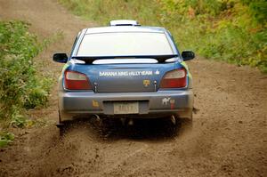 Jeff Timpe / Joe Patava Subaru WRX on SS5, Steamboat II.