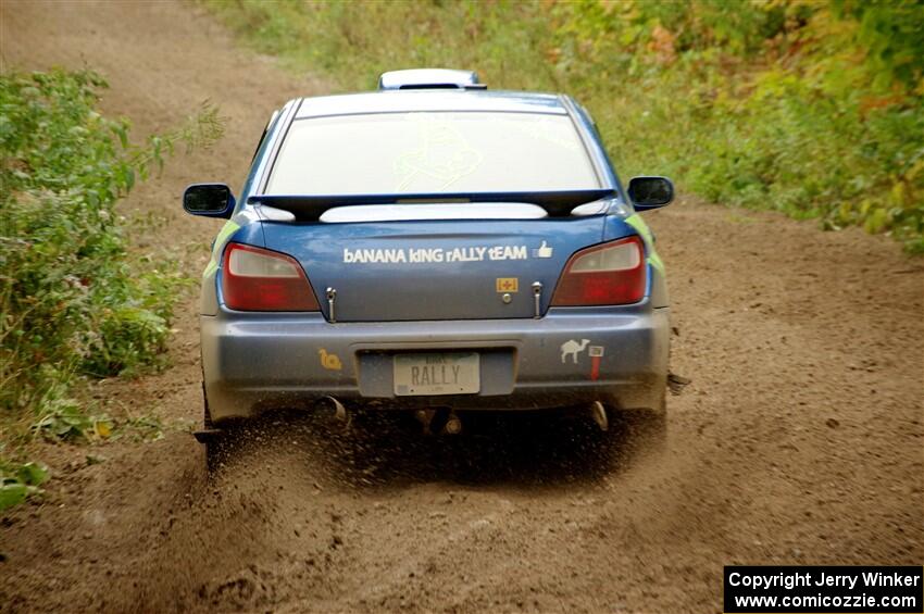 Jeff Timpe / Joe Patava Subaru WRX on SS5, Steamboat II.