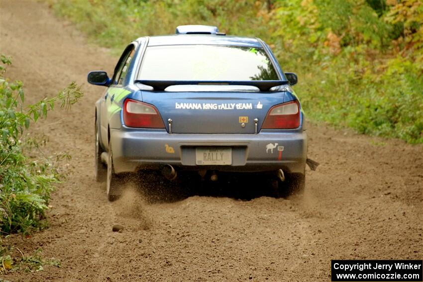 Jeff Timpe / Joe Patava Subaru WRX on SS5, Steamboat II.