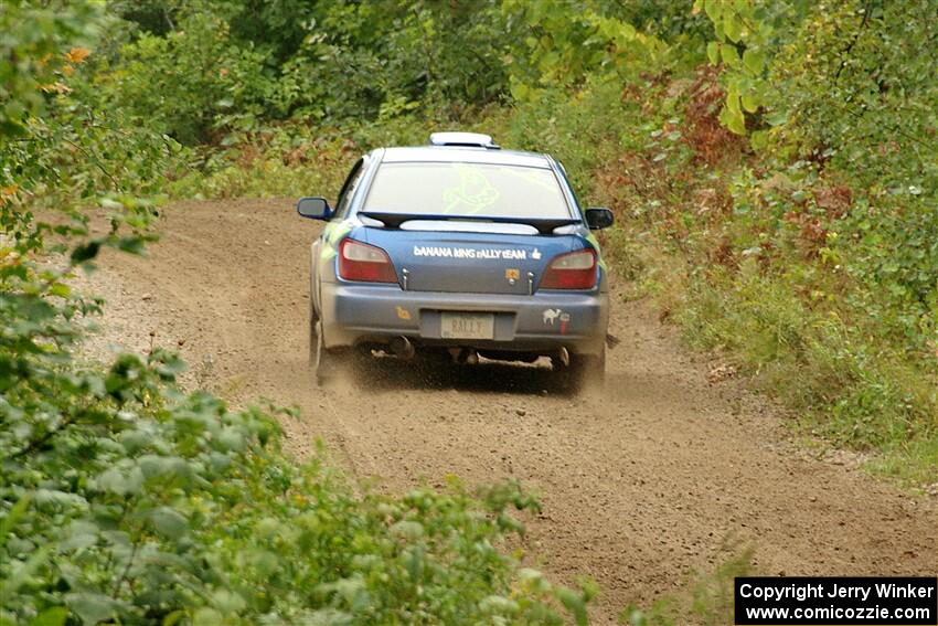 Jeff Timpe / Joe Patava Subaru WRX on SS5, Steamboat II.