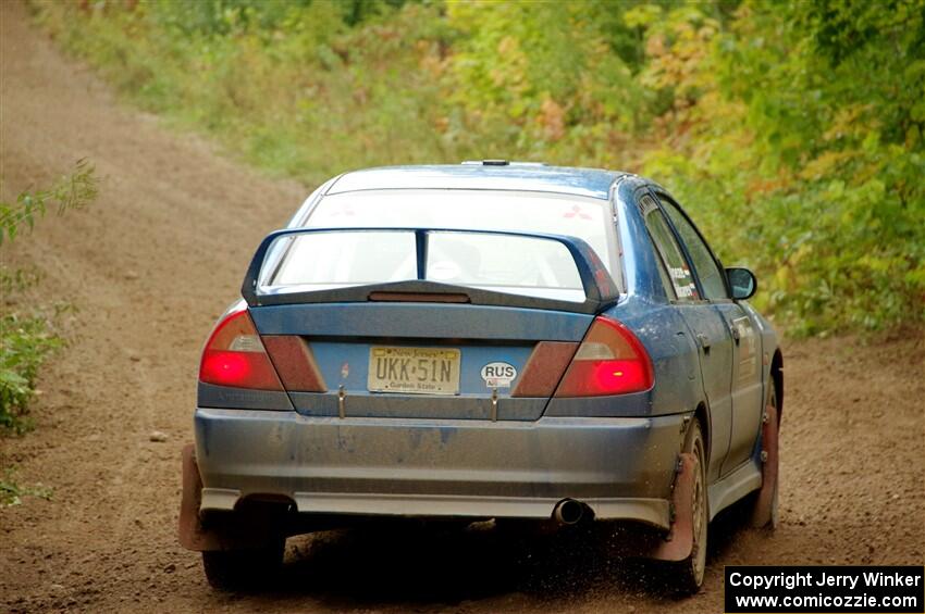 Dmitri Kishkarev / Keegan Helwig Mitsubishi Lancer Evo IV on SS5, Steamboat II.