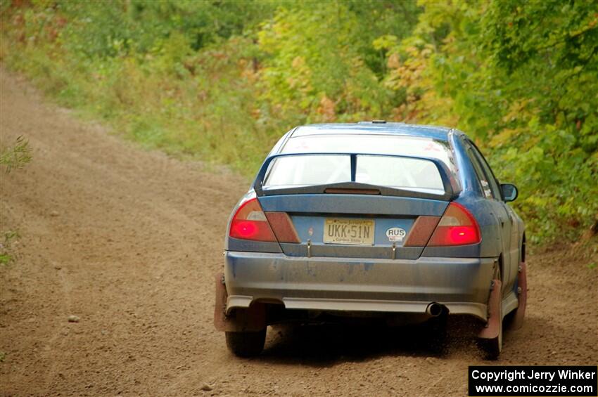 Dmitri Kishkarev / Keegan Helwig Mitsubishi Lancer Evo IV on SS5, Steamboat II.