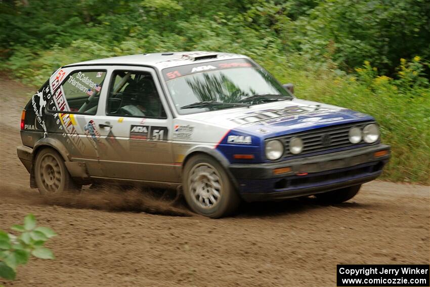 Todd Hartmann / Shawn Callahan VW GTI on SS5, Steamboat II.