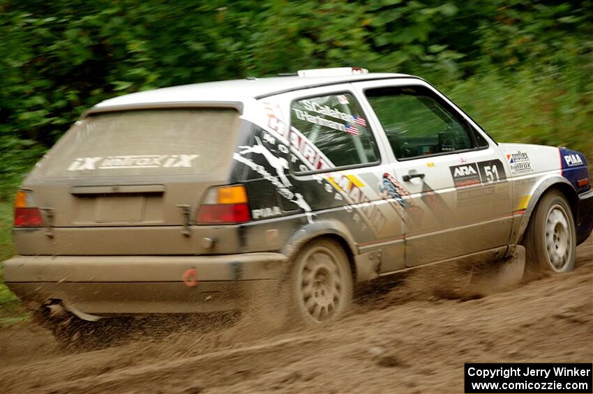 Todd Hartmann / Shawn Callahan VW GTI on SS5, Steamboat II.