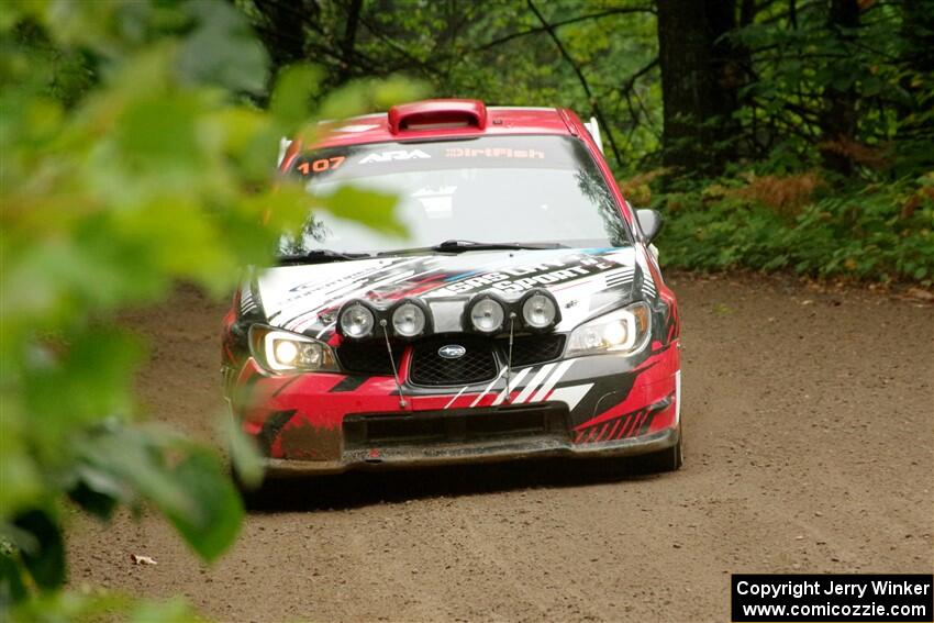 Dan Colburn / Cameron Case Subaru Impreza on SS5, Steamboat II.