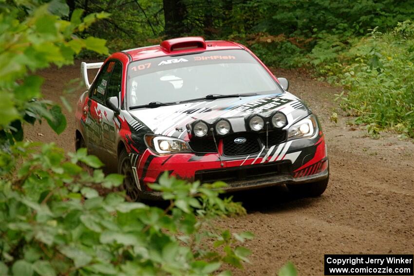 Dan Colburn / Cameron Case Subaru Impreza on SS5, Steamboat II.