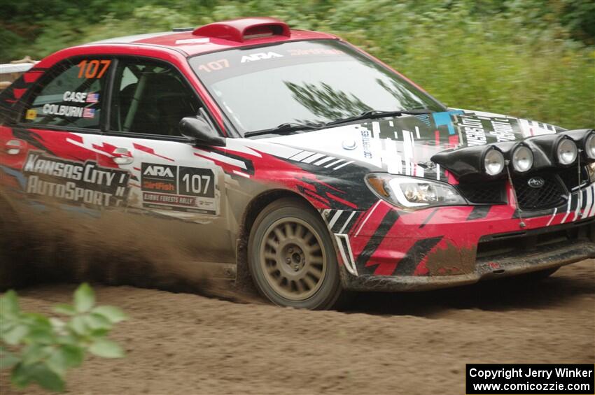 Dan Colburn / Cameron Case Subaru Impreza on SS5, Steamboat II.