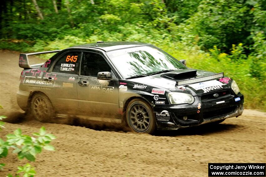 Todd Briley / Valerie Briley Subaru WRX STi on SS5, Steamboat II.