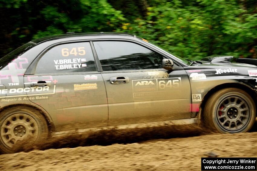 Todd Briley / Valerie Briley Subaru WRX STi on SS5, Steamboat II.