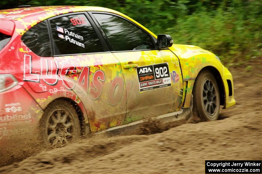 Scott Putnam / Spencer Putnam Subaru WRX STi on SS5, Steamboat II.