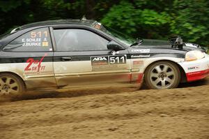 Jake Burke / Eric Schlee Honda Civic on SS5, Steamboat II.