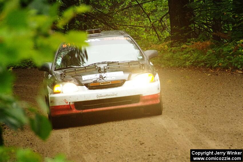 Jake Burke / Eric Schlee Honda Civic on SS5, Steamboat II.