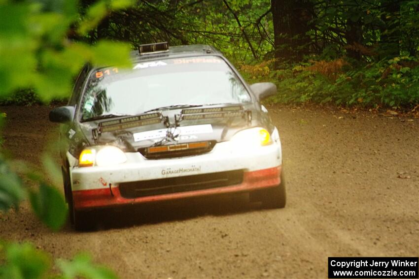 Jake Burke / Eric Schlee Honda Civic on SS5, Steamboat II.