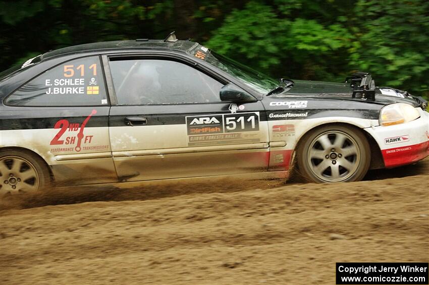 Jake Burke / Eric Schlee Honda Civic on SS5, Steamboat II.