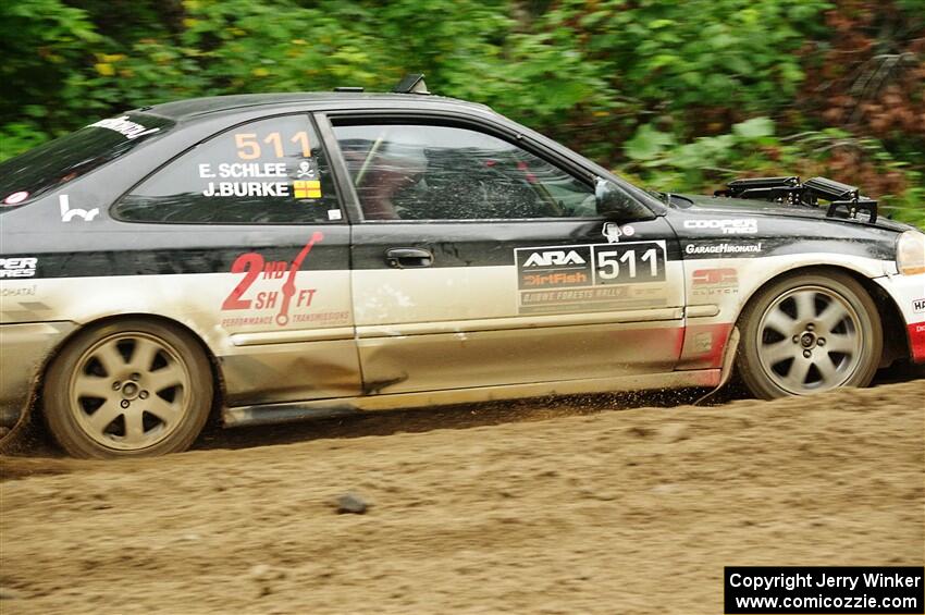 Jake Burke / Eric Schlee Honda Civic on SS5, Steamboat II.