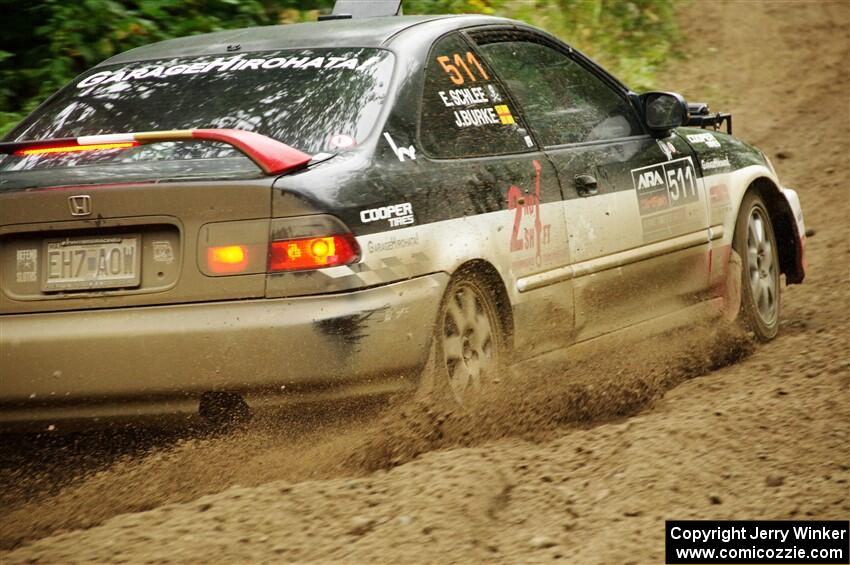 Jake Burke / Eric Schlee Honda Civic on SS5, Steamboat II.