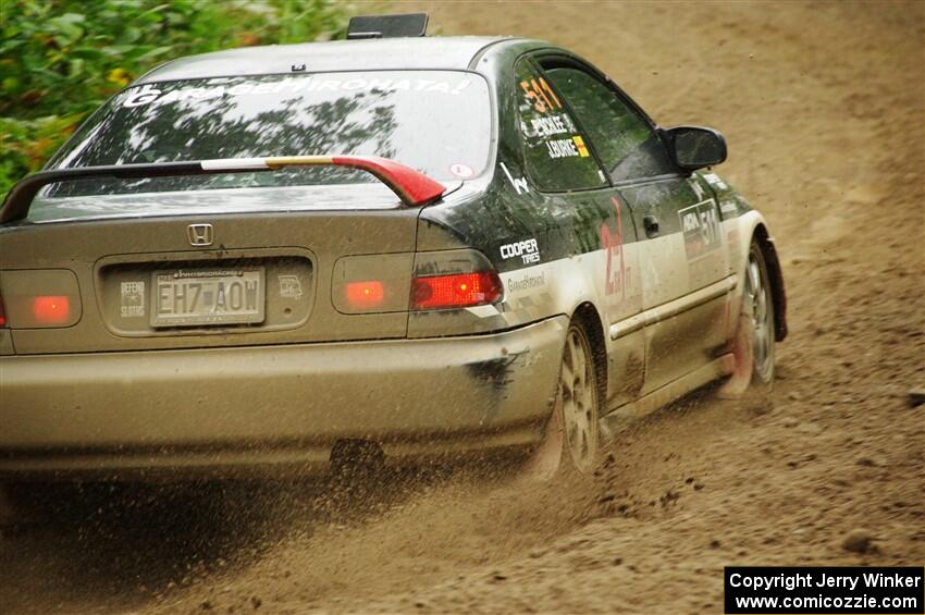 Jake Burke / Eric Schlee Honda Civic on SS5, Steamboat II.