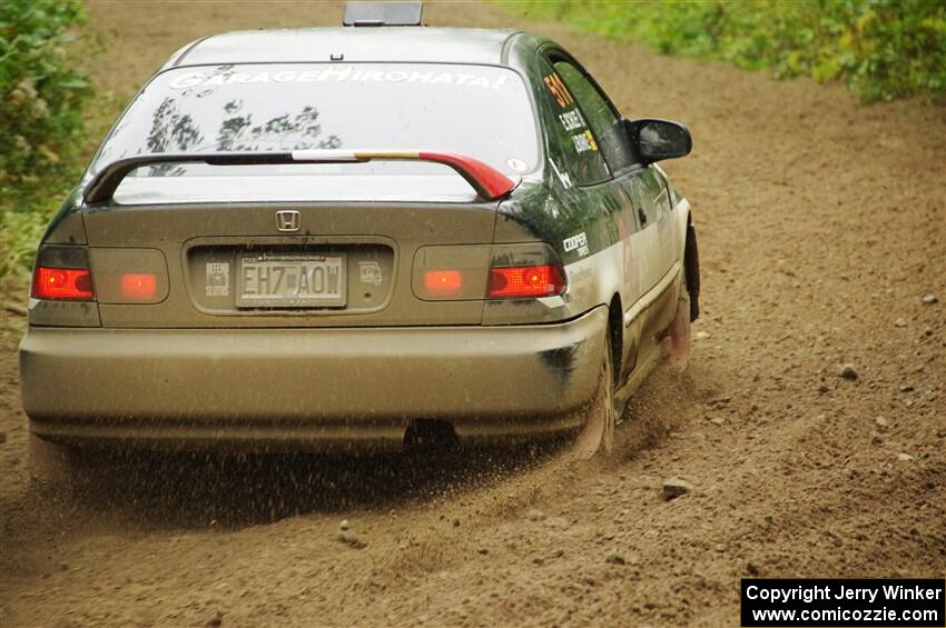 Jake Burke / Eric Schlee Honda Civic on SS5, Steamboat II.