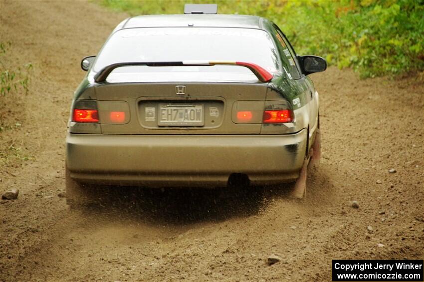 Jake Burke / Eric Schlee Honda Civic on SS5, Steamboat II.