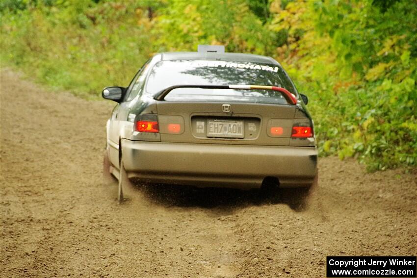 Jake Burke / Eric Schlee Honda Civic on SS5, Steamboat II.